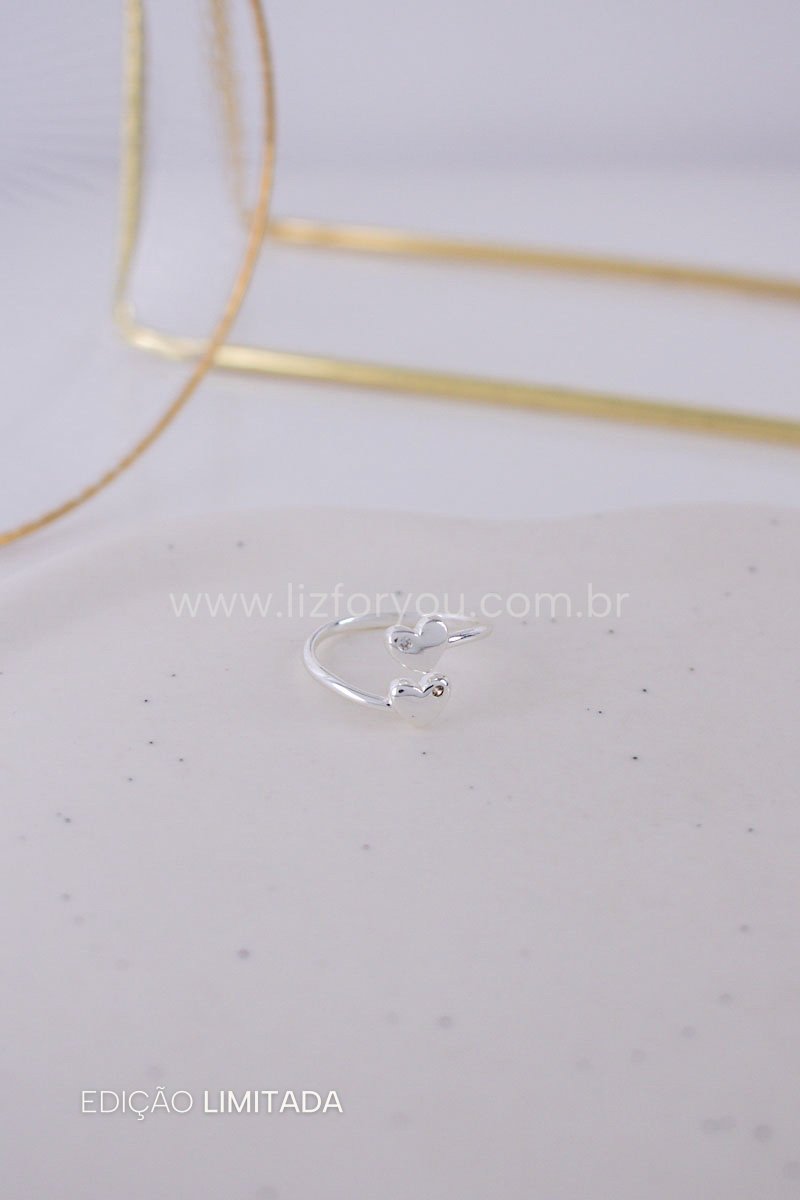 Anel Regulável Duo Love