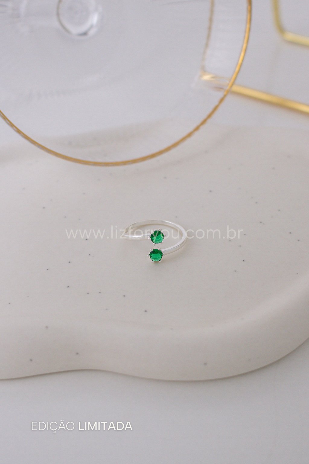 Anel Regulável Duo Multicor