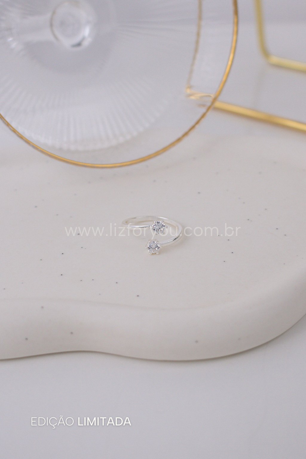 Anel Regulável Duo Multicor