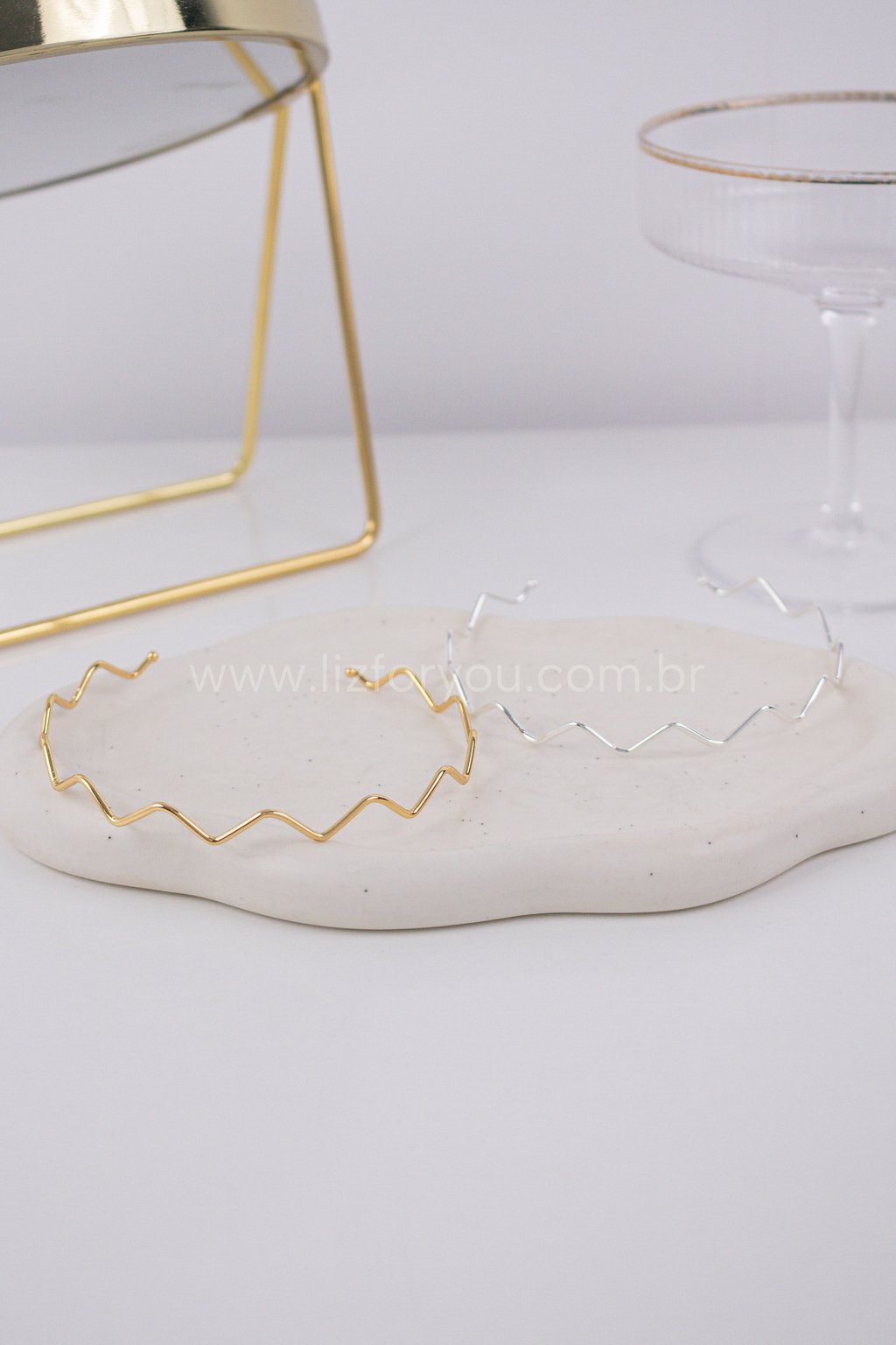 Bracelete de Braço Zig Zag