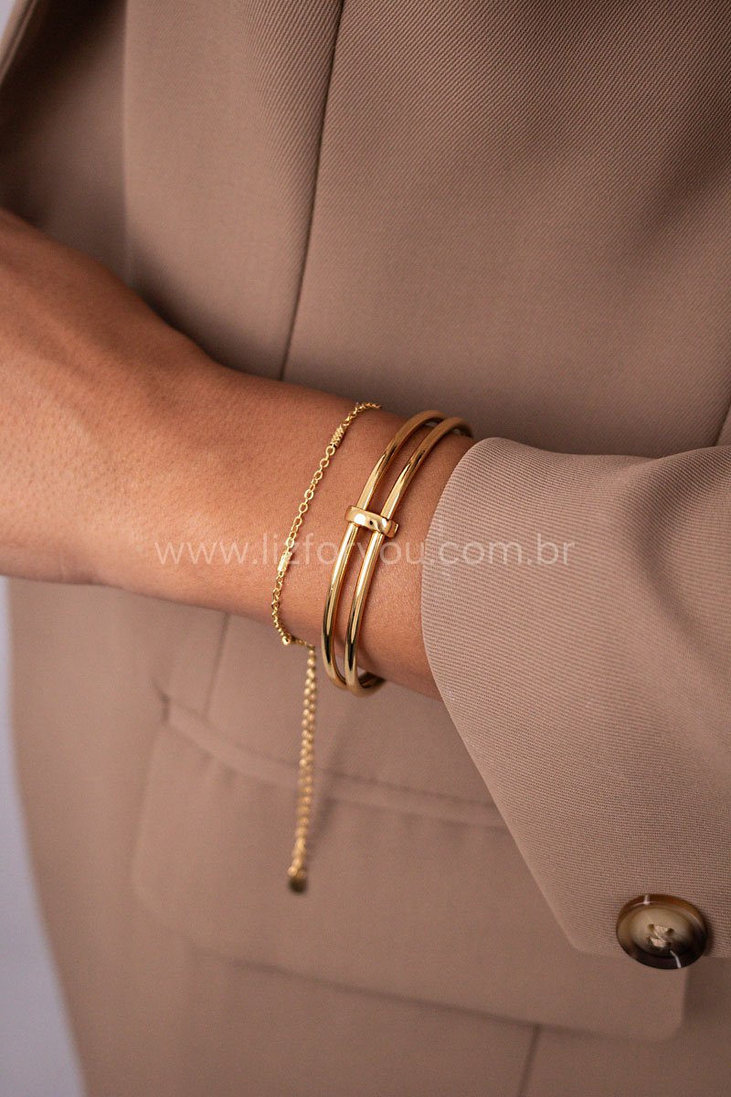 Bracelete Duplo Gray
