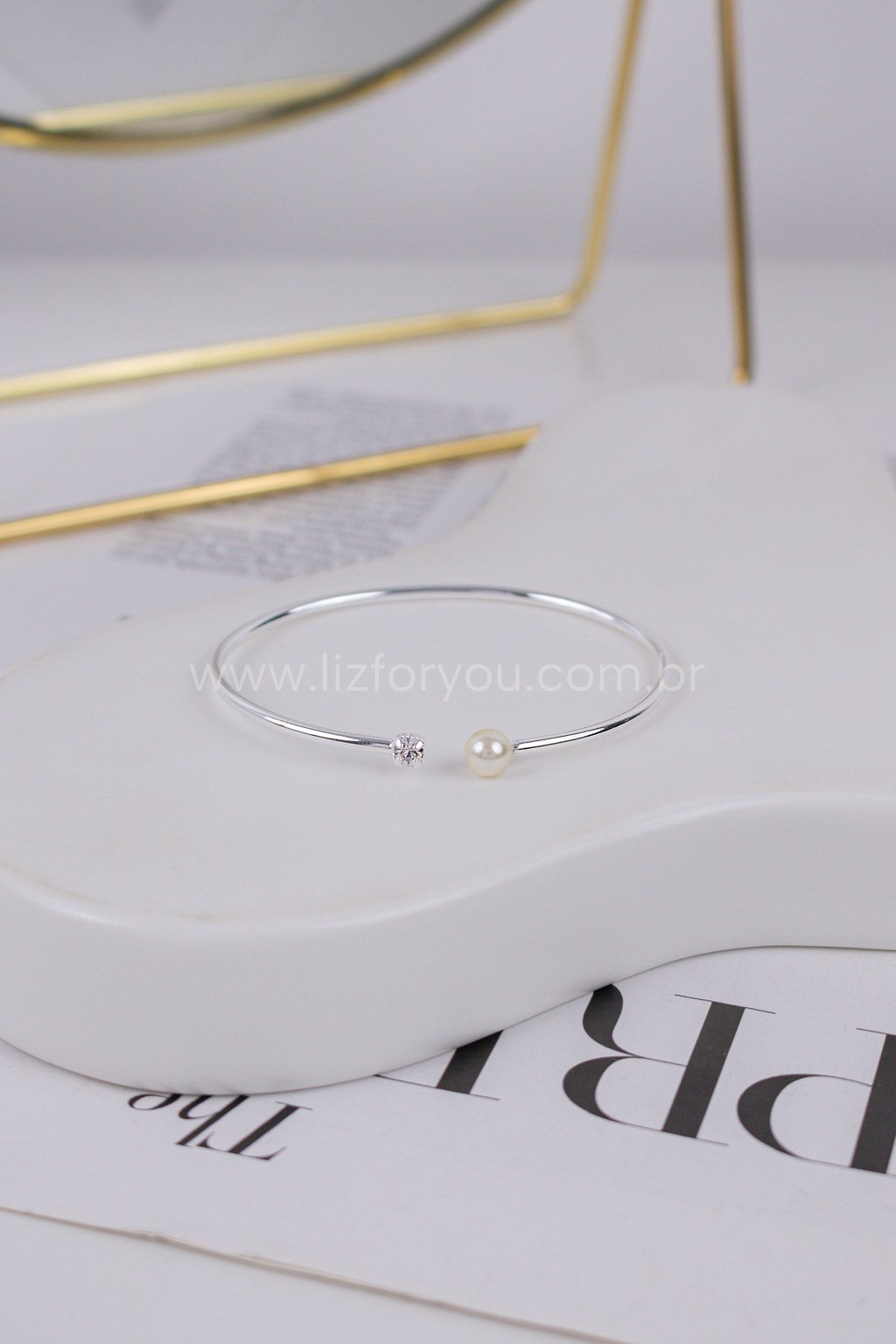 Bracelete Pérola Luz