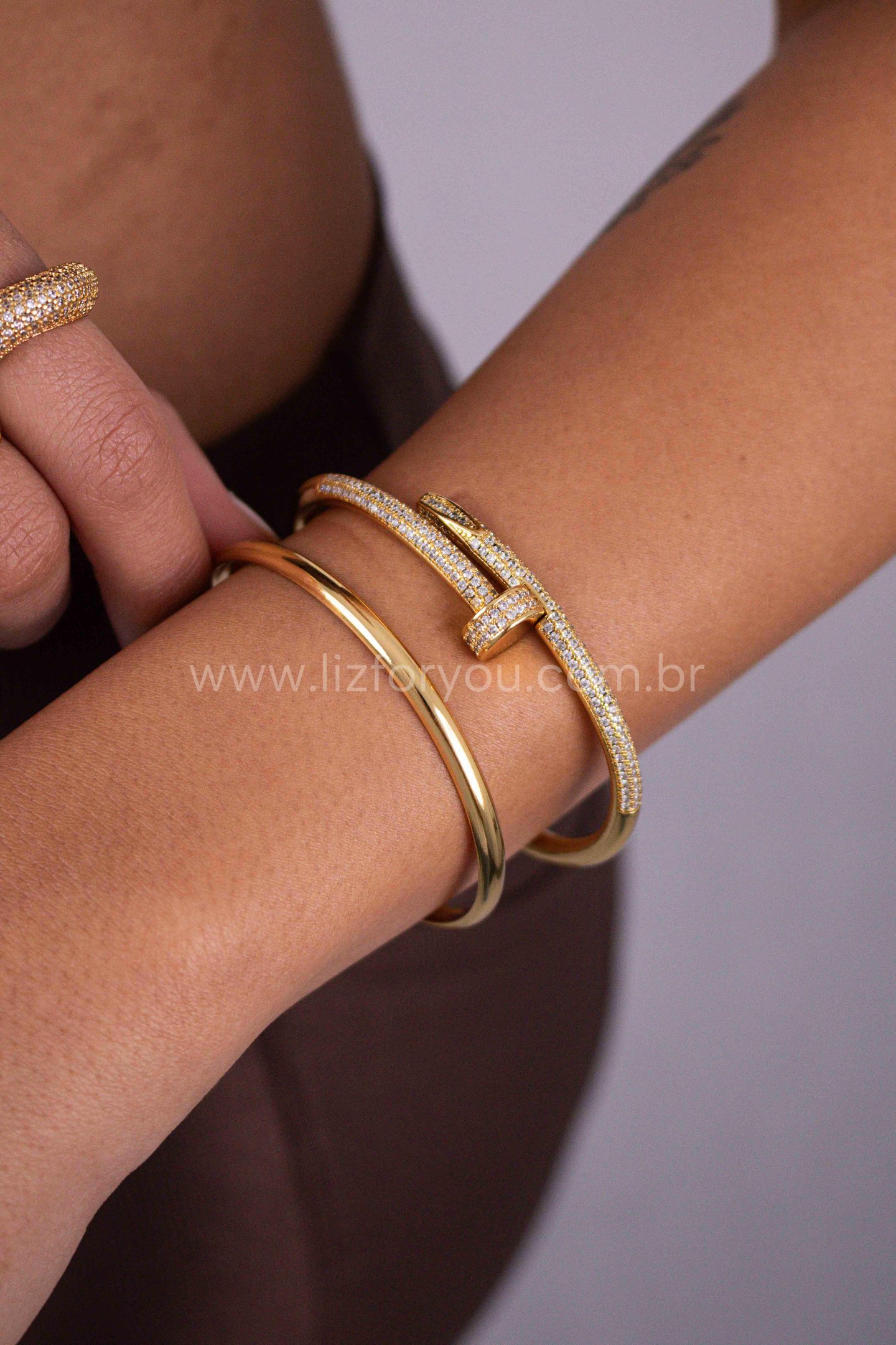 Bracelete Prego Shine