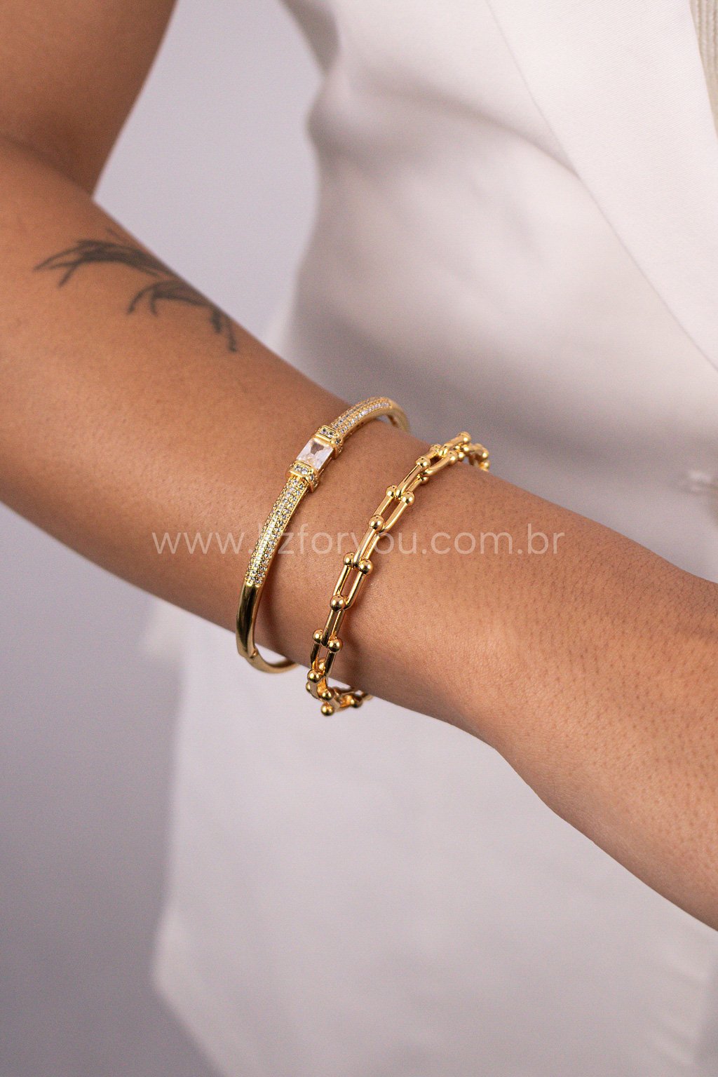 Bracelete Zircônia