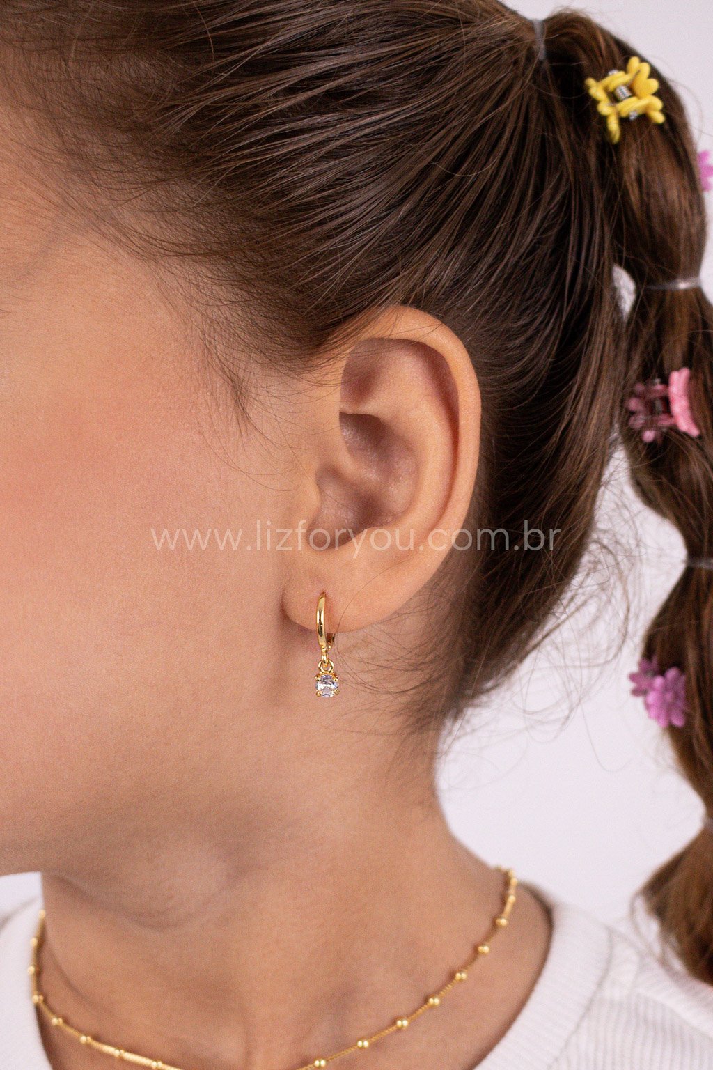 Brinco Argolinha Claire Infantil 