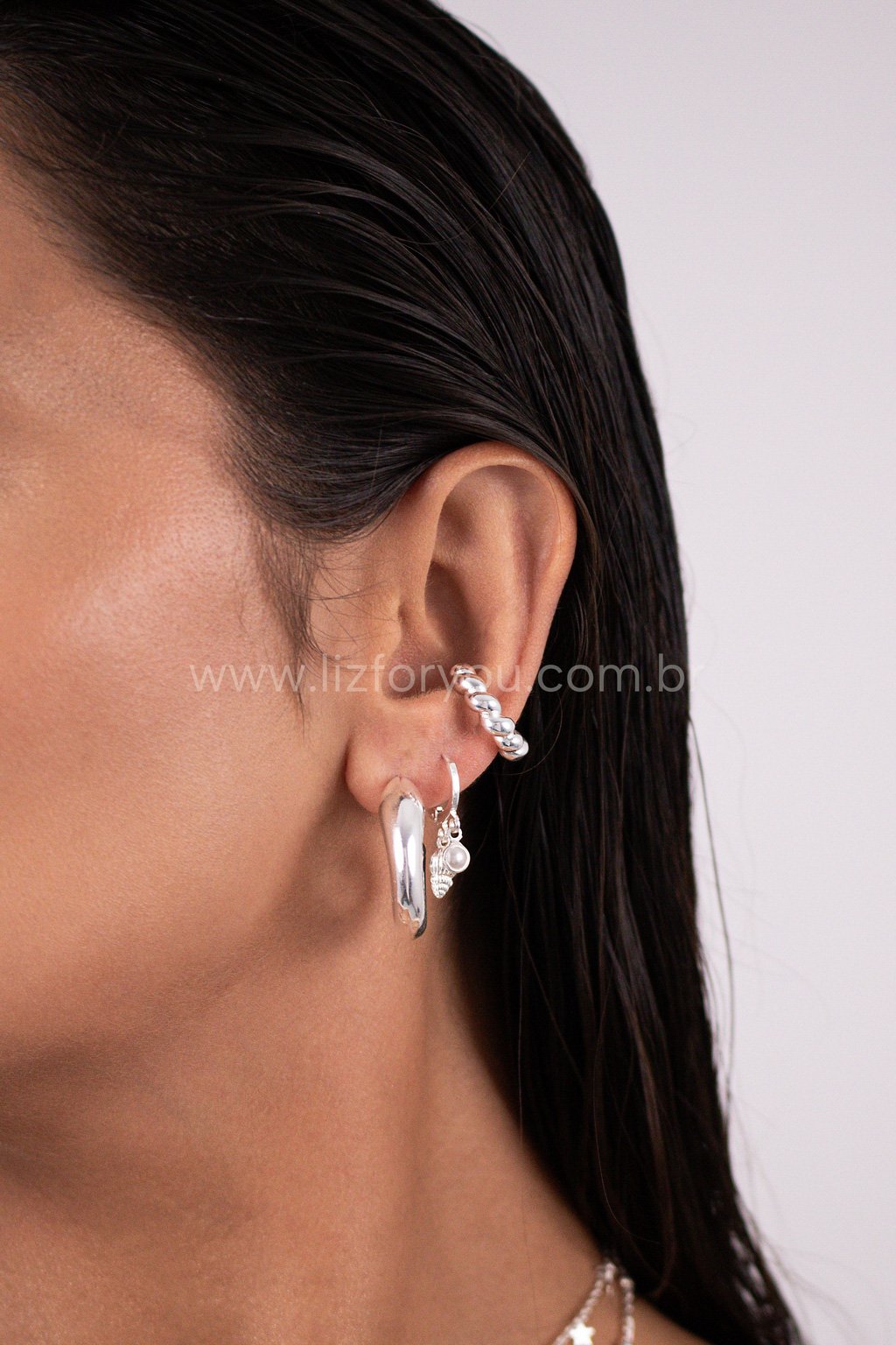 Brinco Argolinha Conch