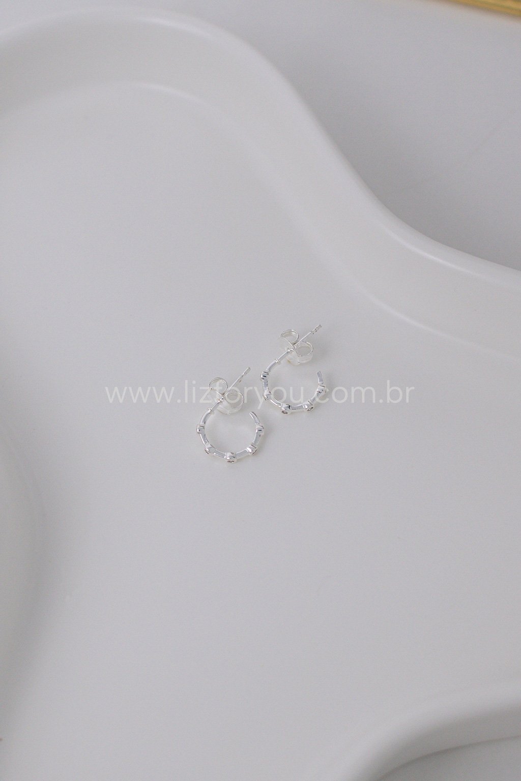 Brinco Argolinha Cristal