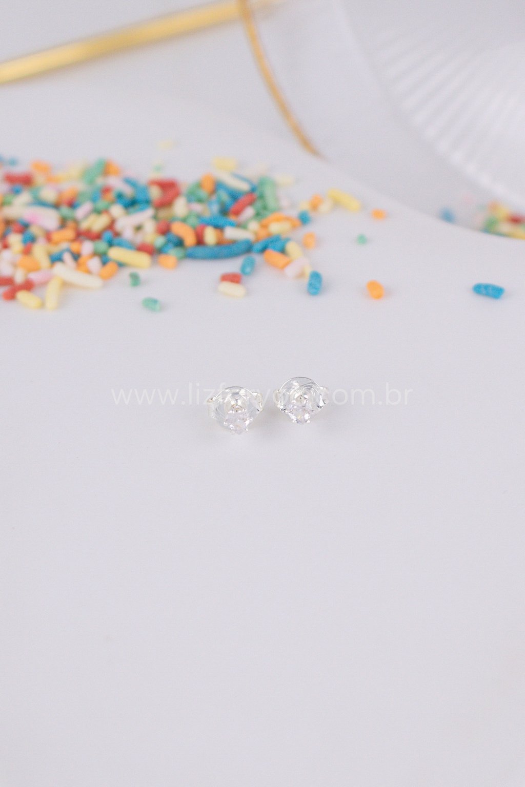 Brinco Coração Amelie Infantil 