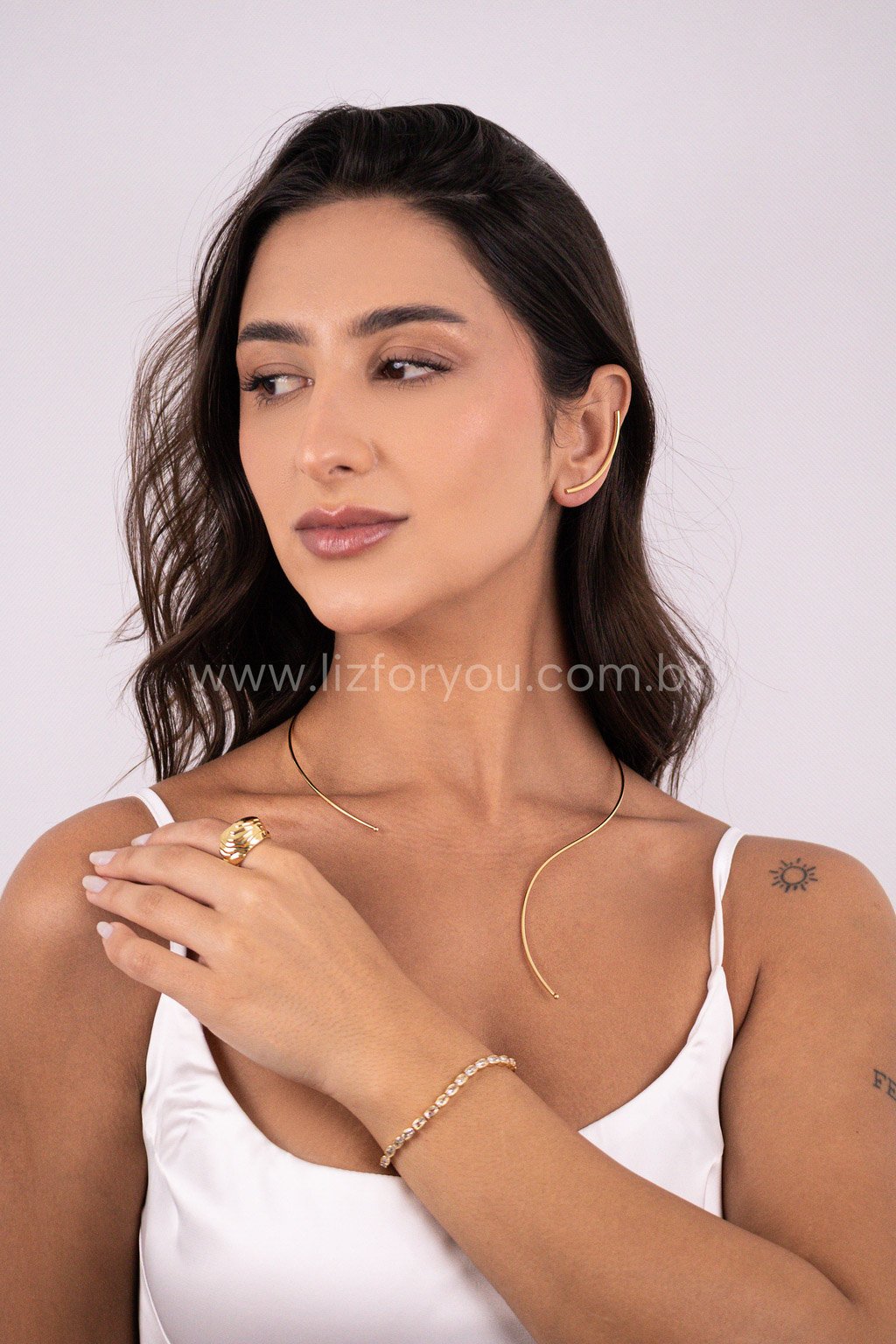 Brinco Ear Cuff Fio