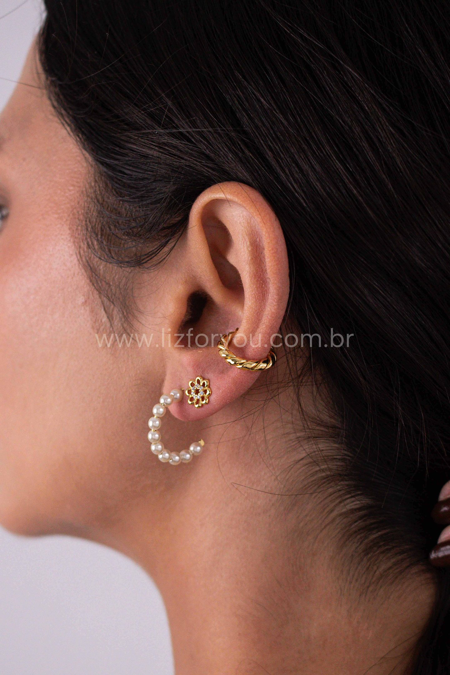 Brinco Flor Lia