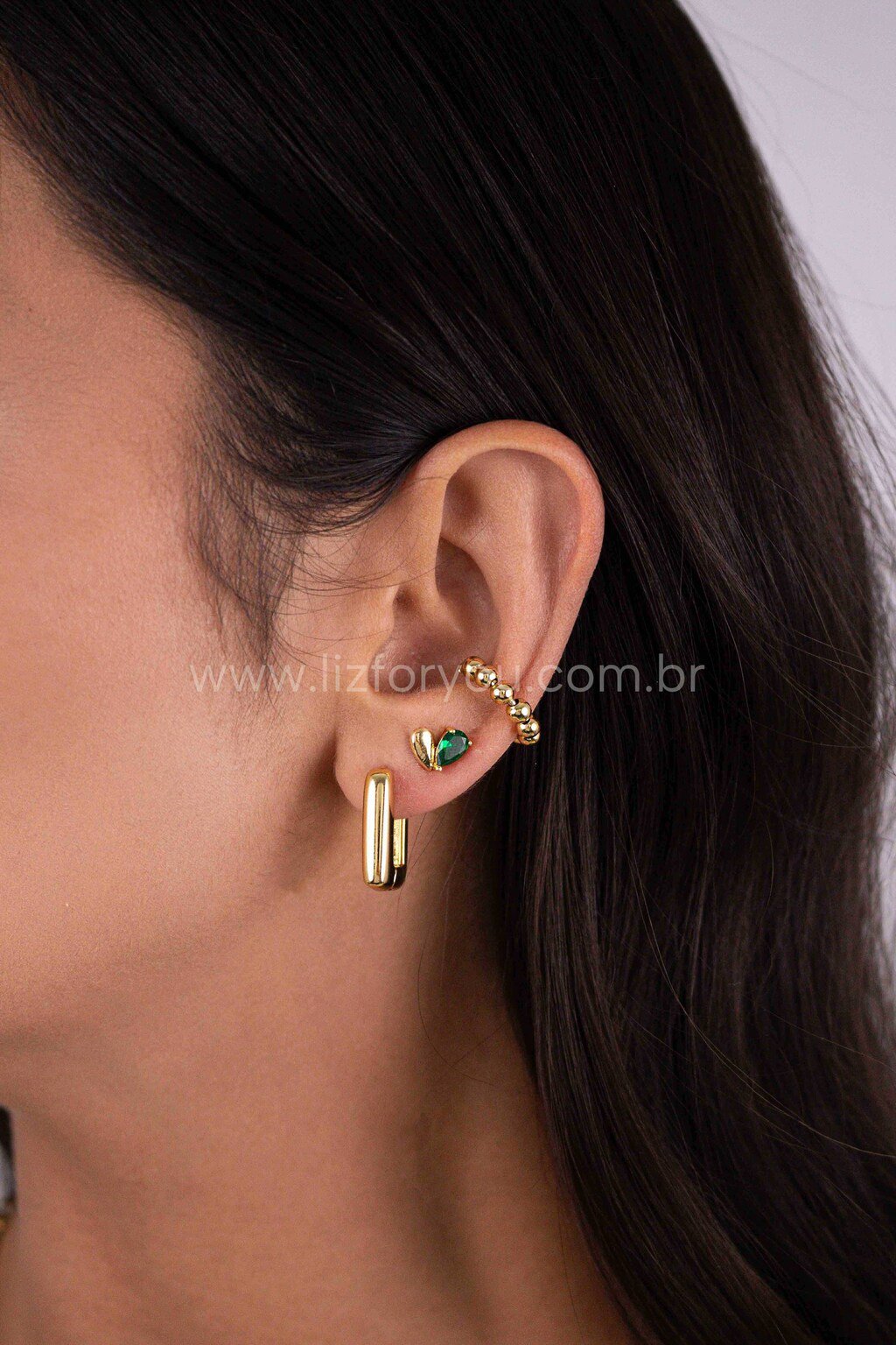 Brinco Gout Esmeralda