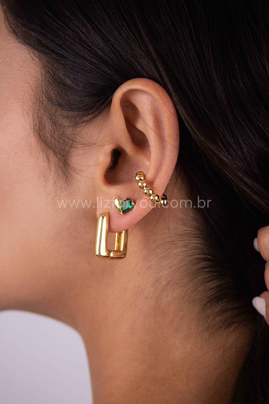 Brinco Gout Esmeralda