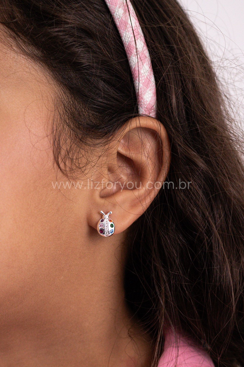 Brinco Joaninha Infantil 