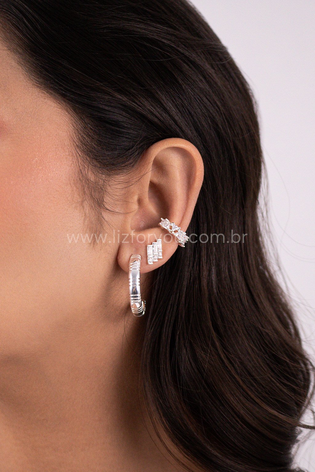 Brinco Row Cravejado 