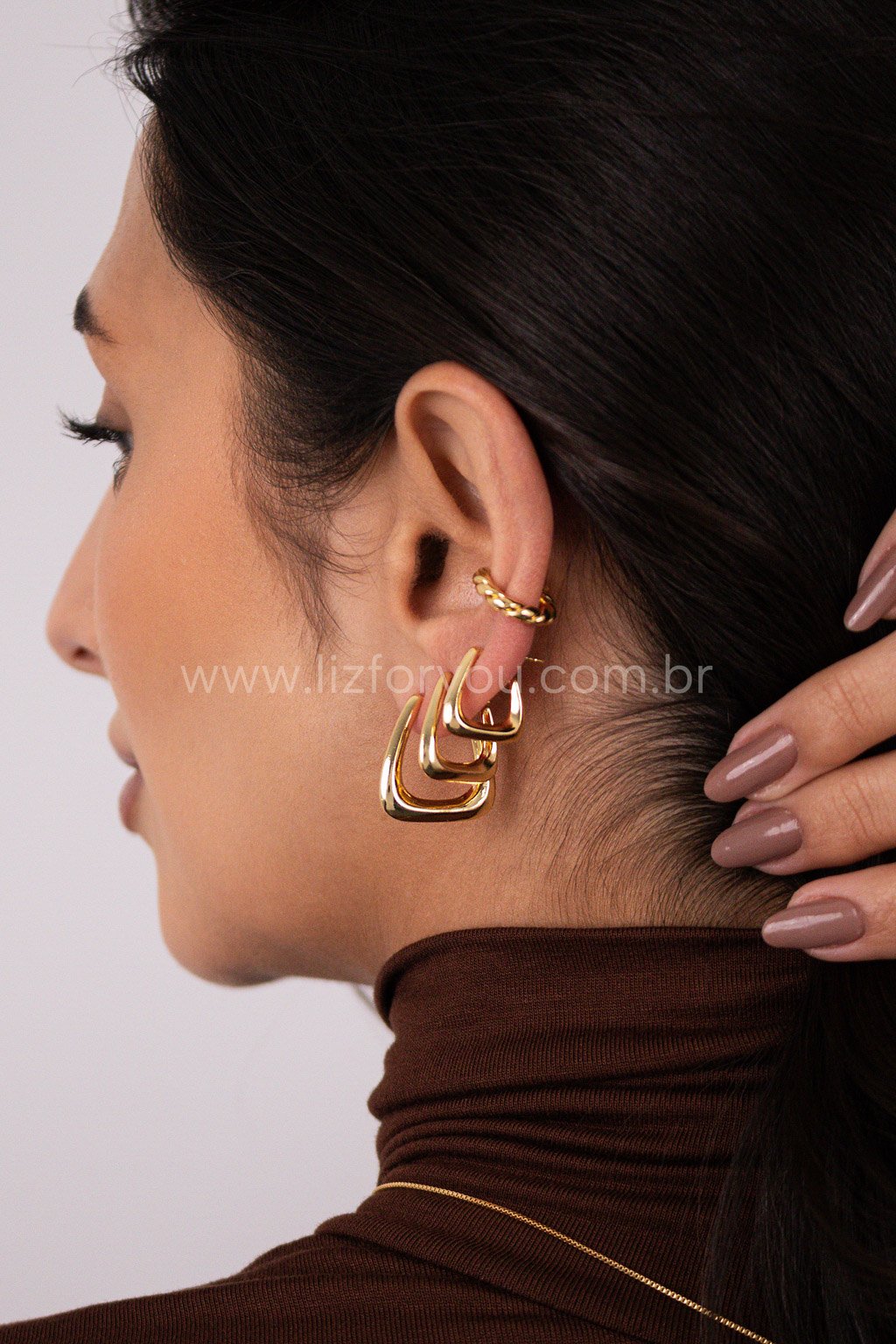 Brinco Trio Argolas Rye 