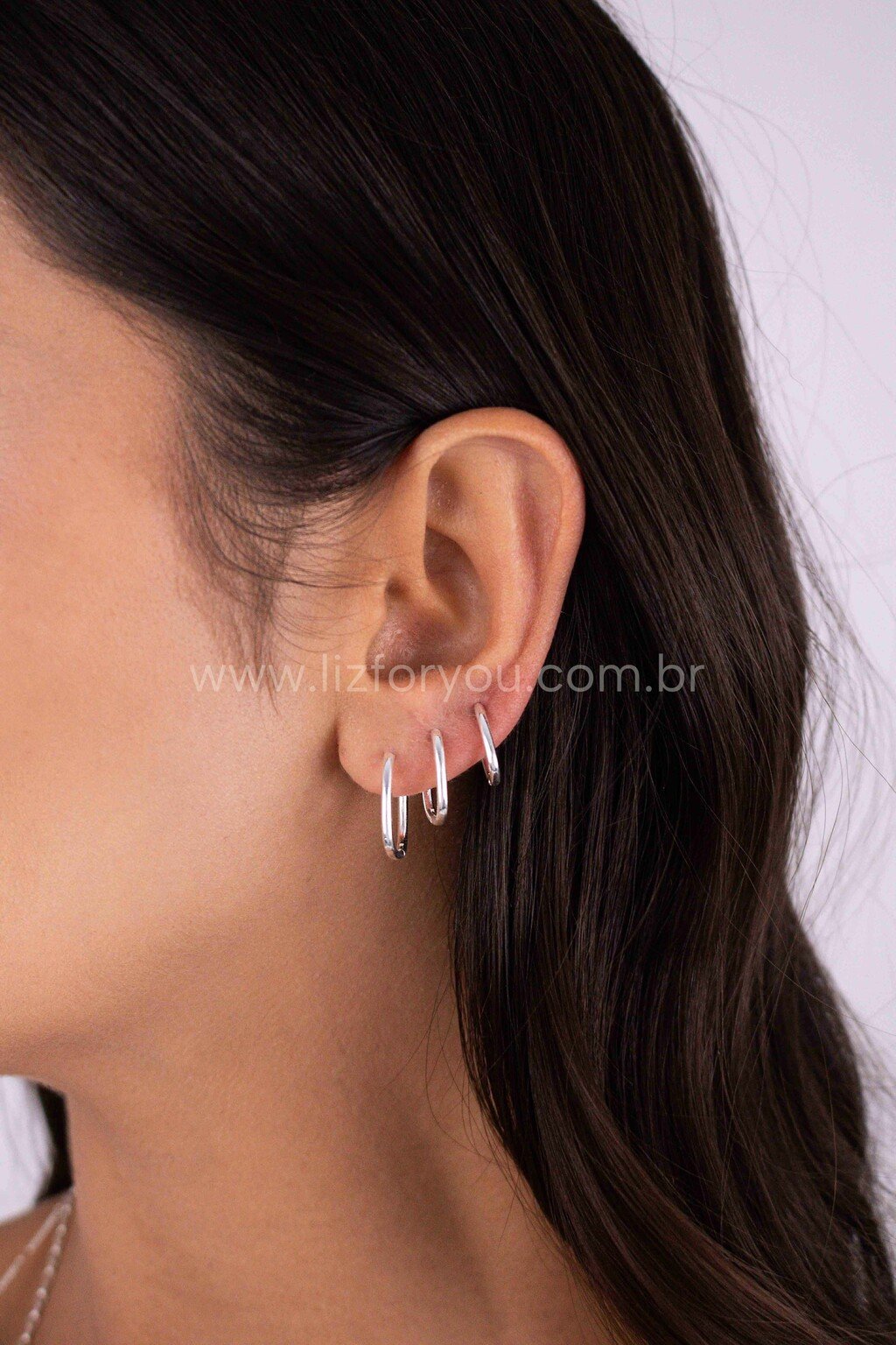 Brinco Trio Argolinhas Chloe