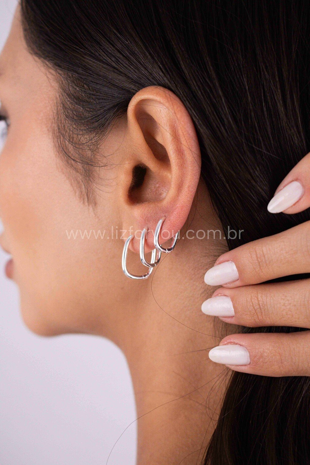 Brinco Trio Argolinhas Chloe