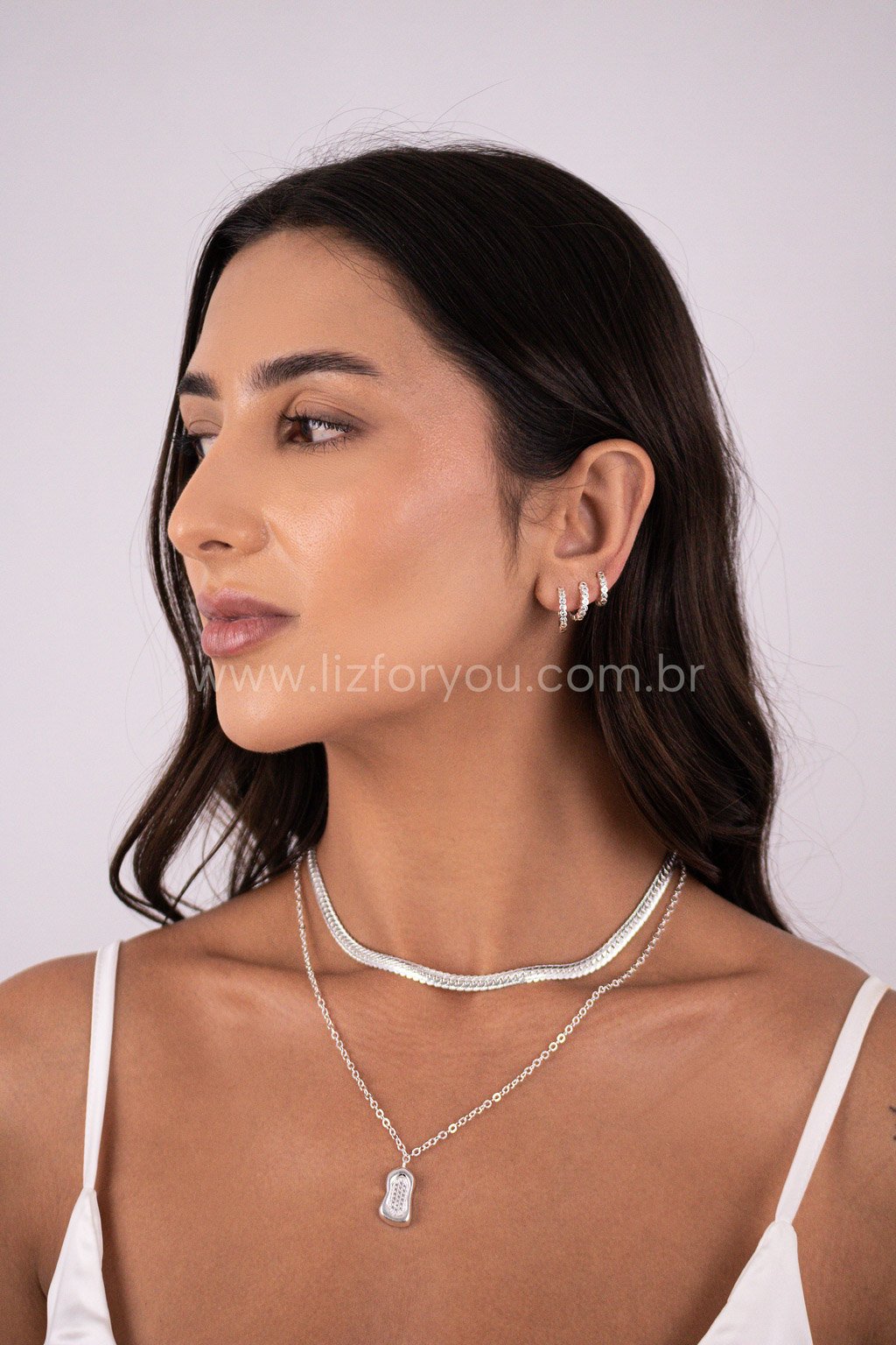 Brinco Trio Argolinhas Elise