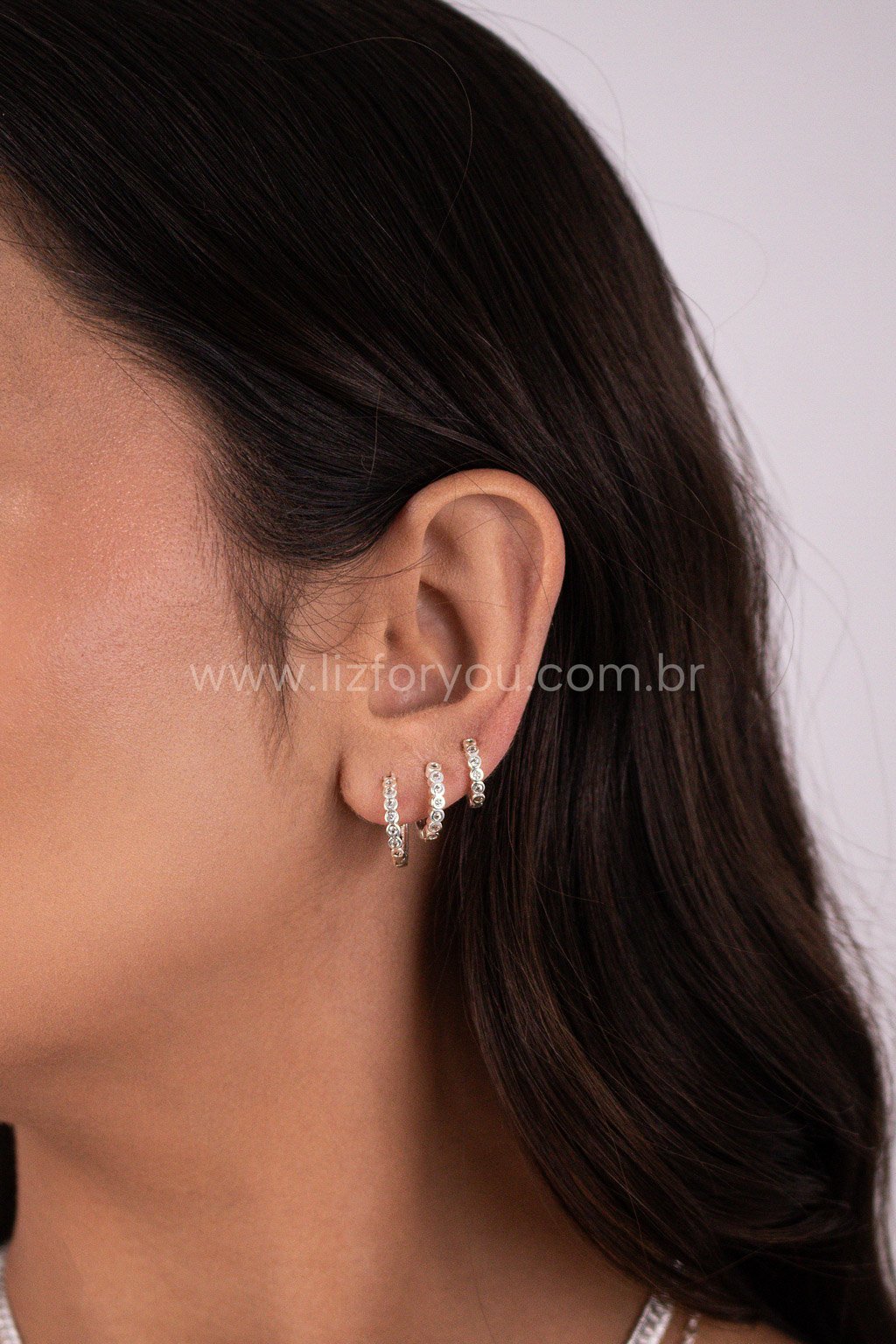 Brinco Trio Argolinhas Elise