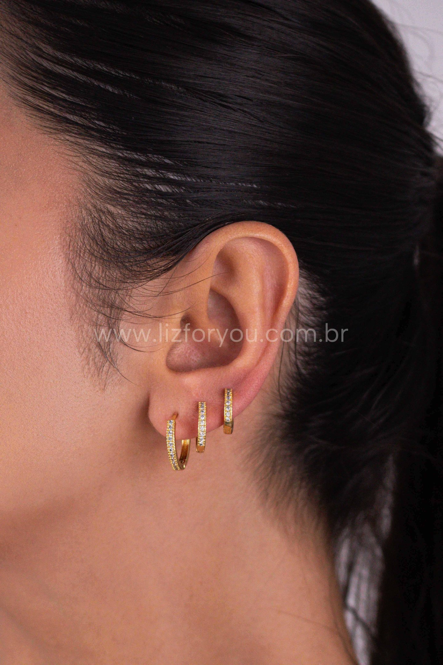 Brinco Trio Argolinhas Ellen