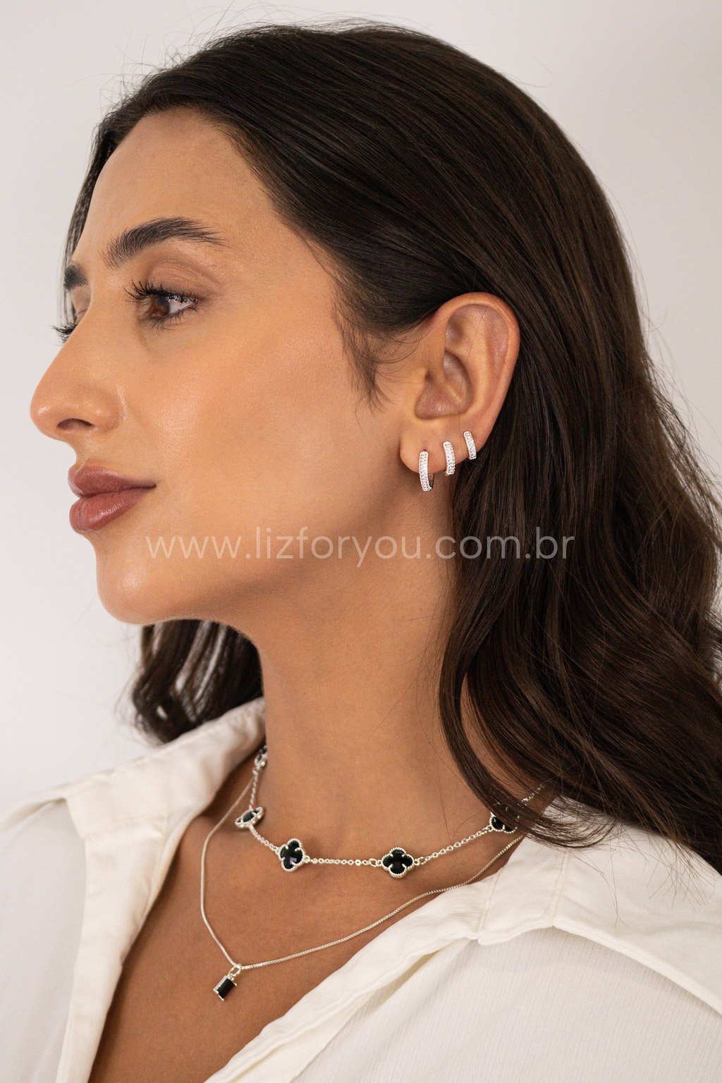 Brinco Trio Argolinhas Melina