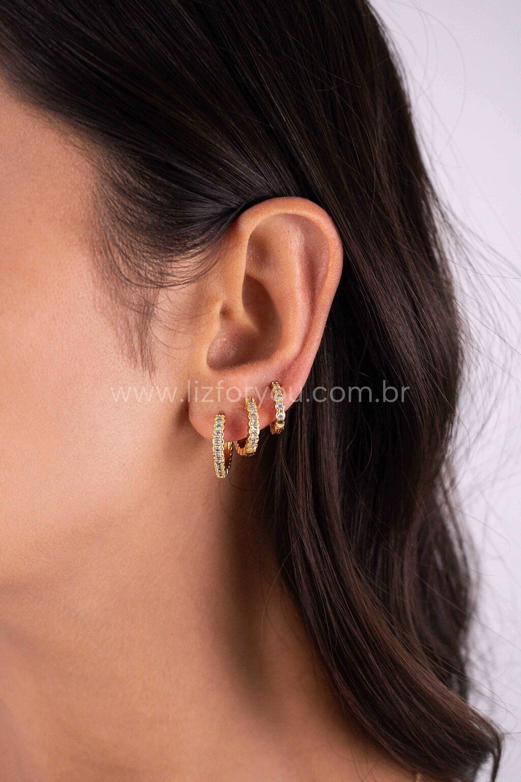 Brinco Trio Argolinhas Noemi 