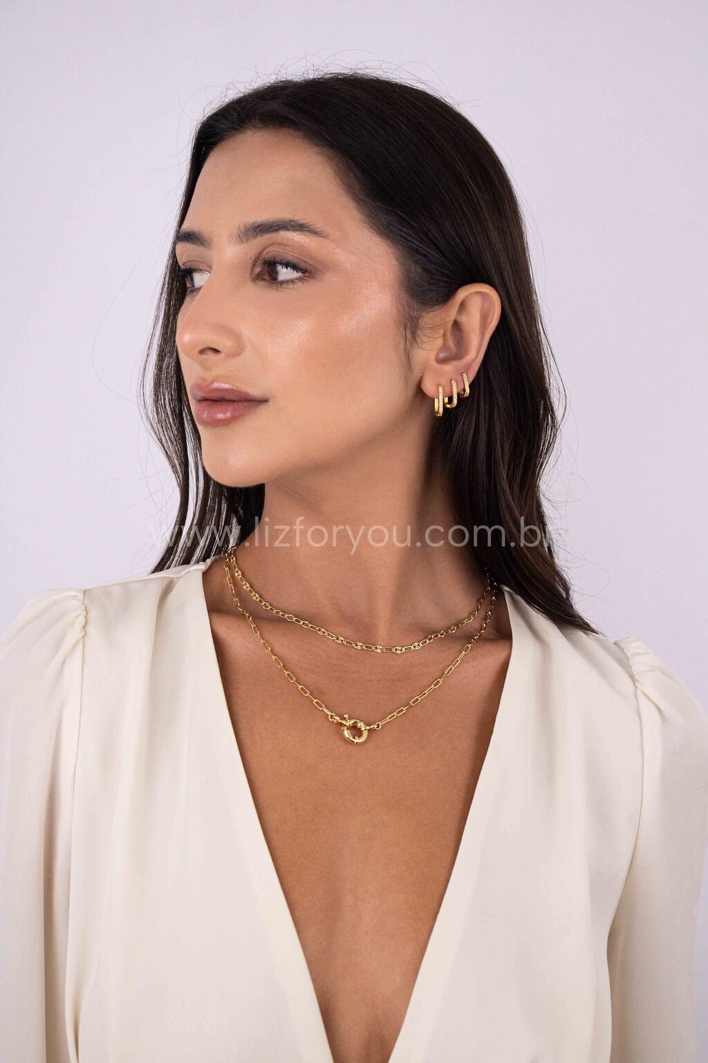 Brinco Trio Argolinhas Renata