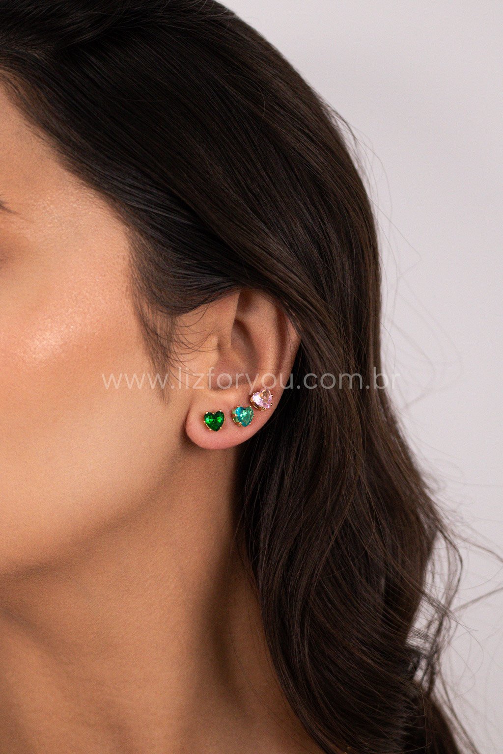 Brinco Trio Jade 