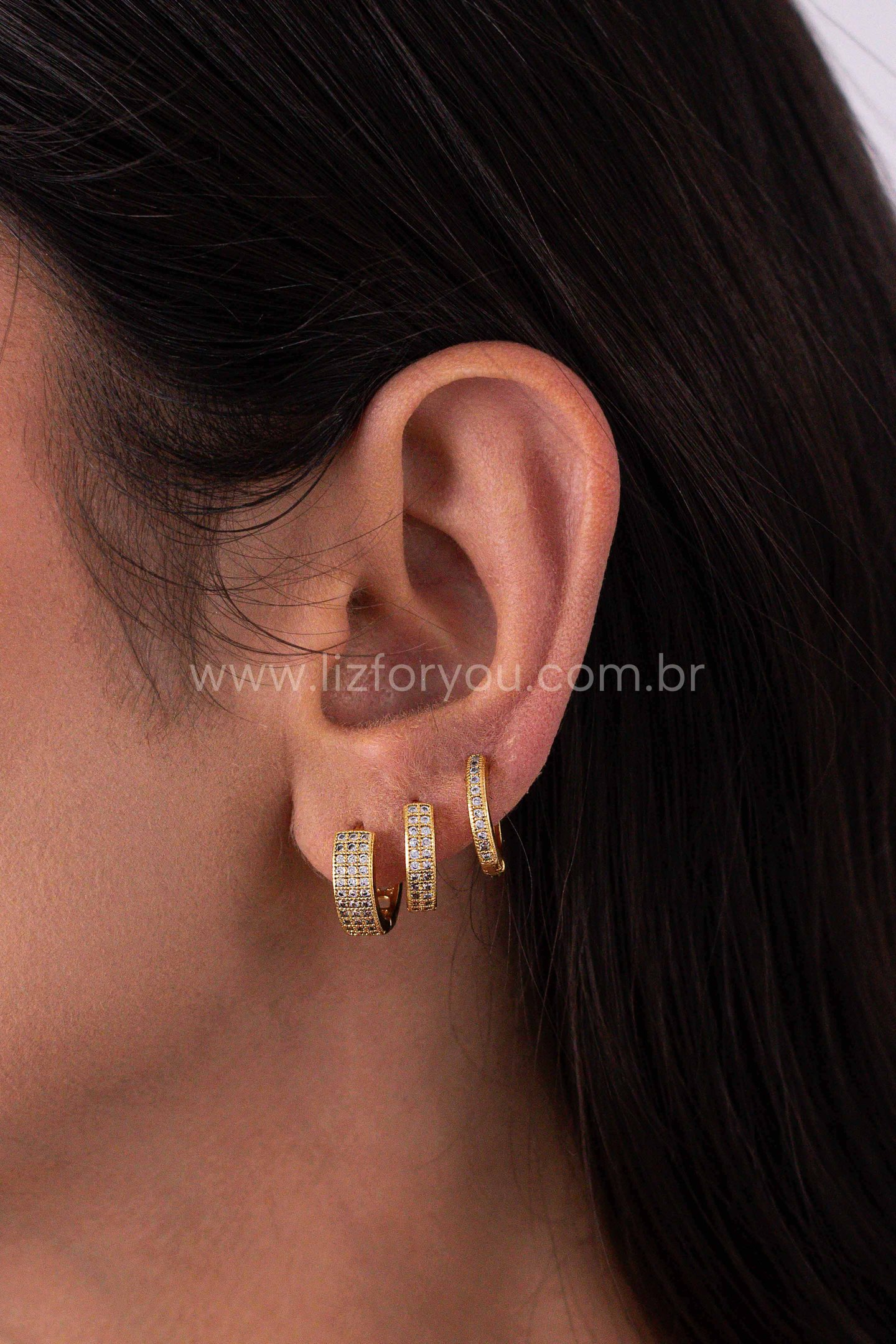 Brinco Trio Argolinhas Naty