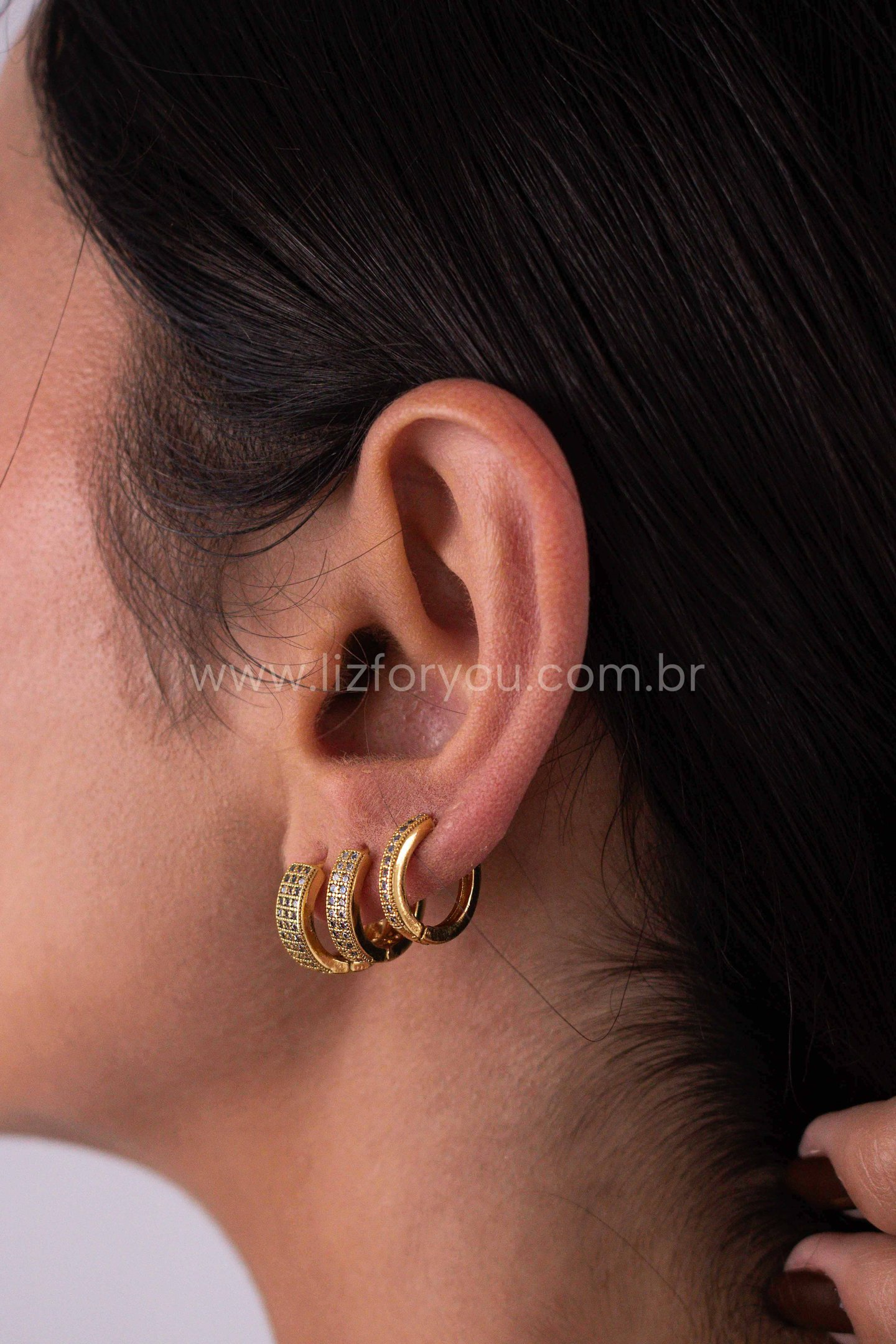 Brinco Trio Argolinhas Naty