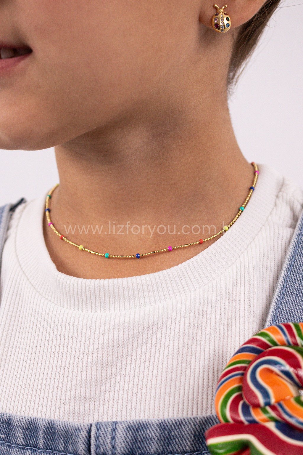 Choker Balls Multicor Infantil 
