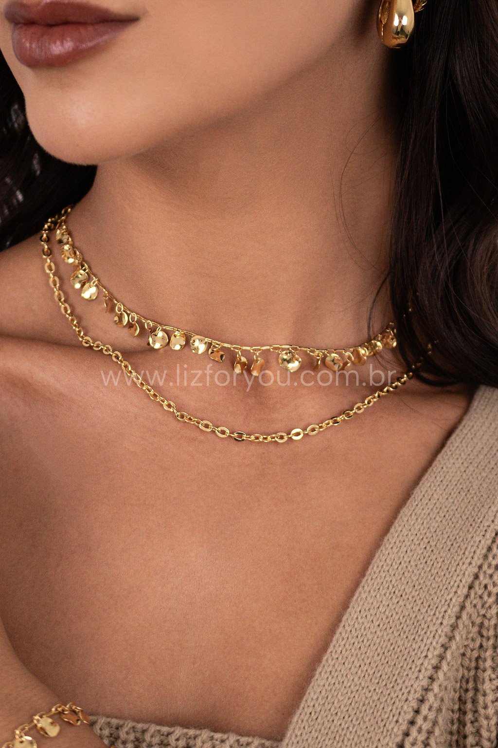 Choker Correntaria Ísis 