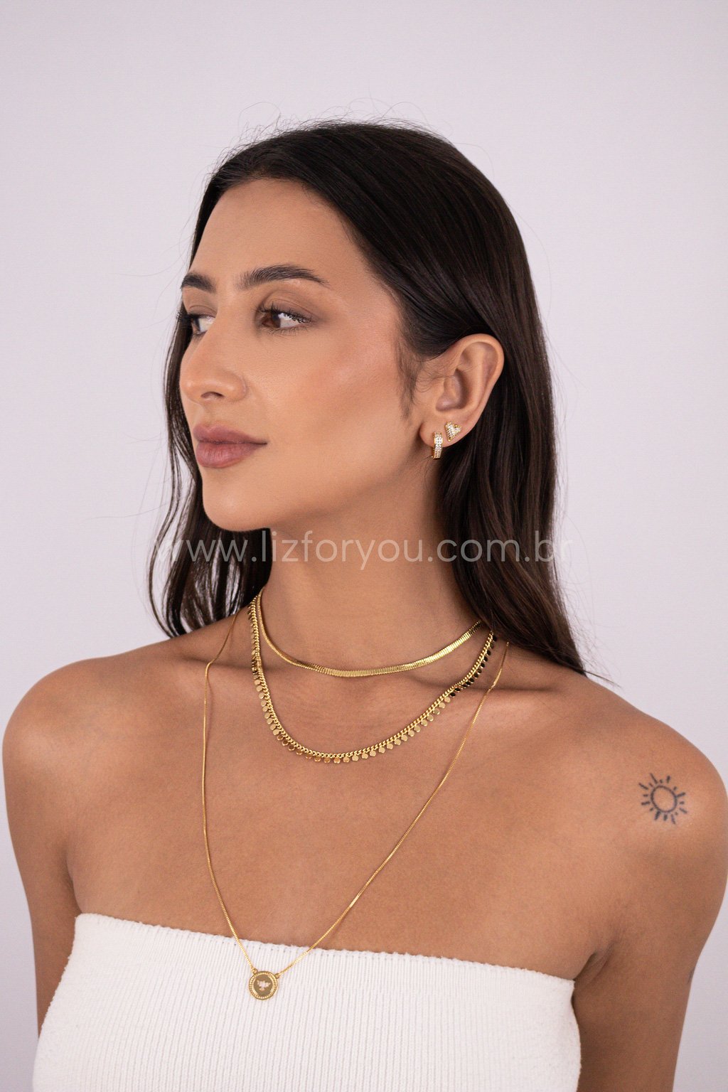 Choker Medalhas Cath