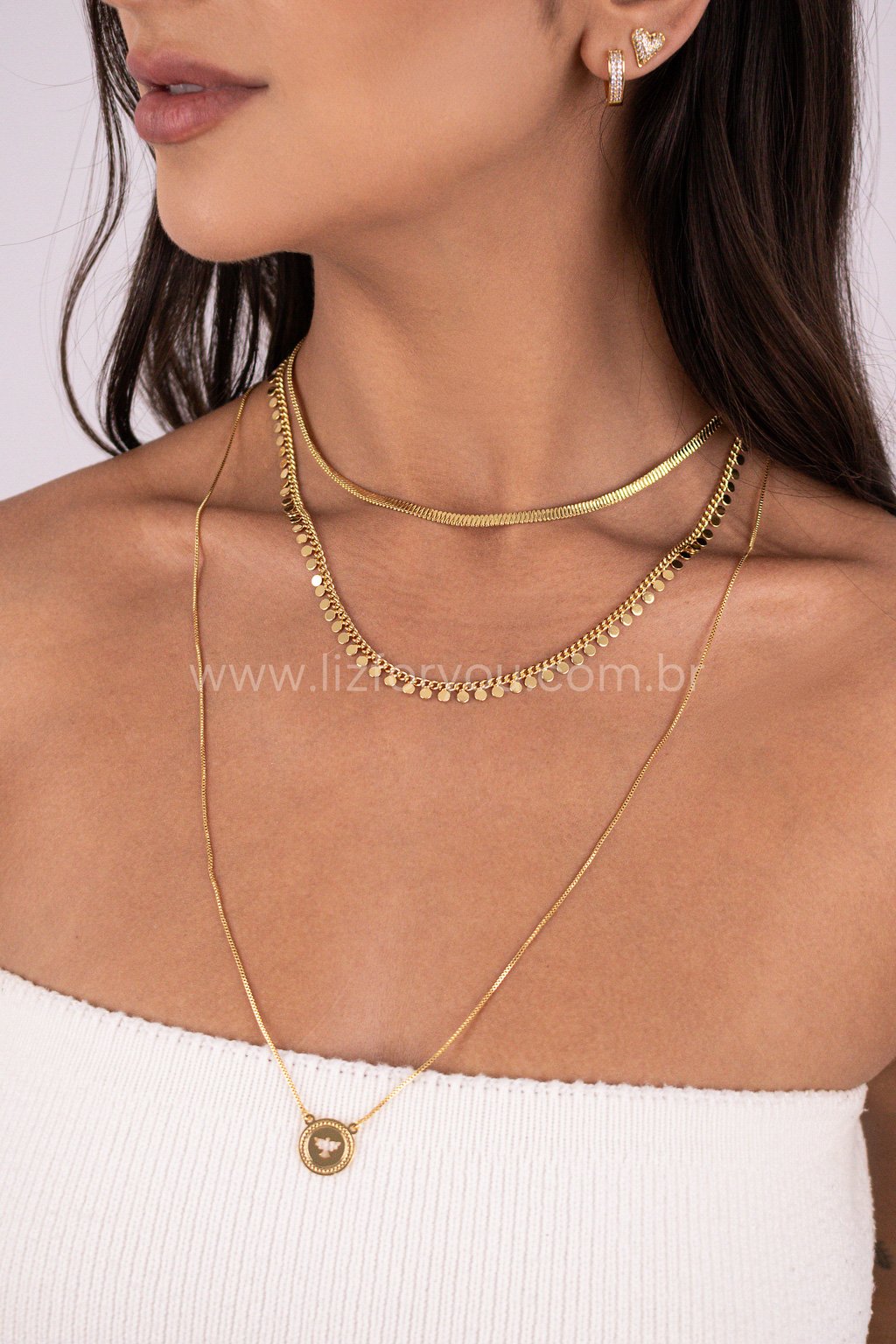 Choker Medalhas Cath