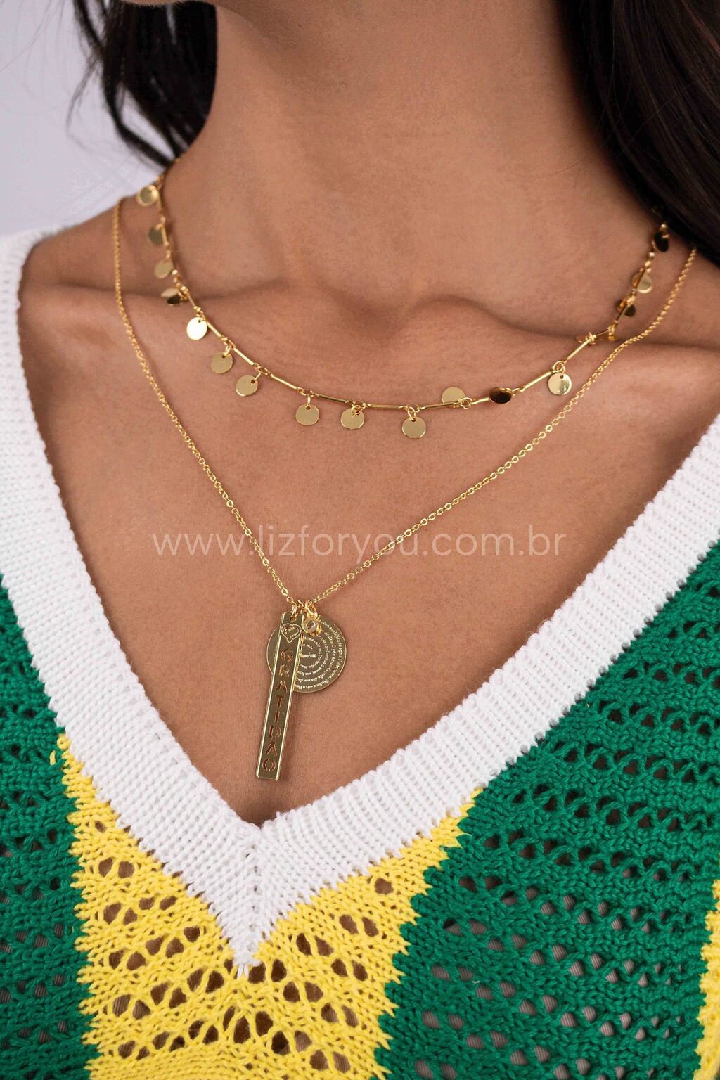 Choker Multi Medalhas