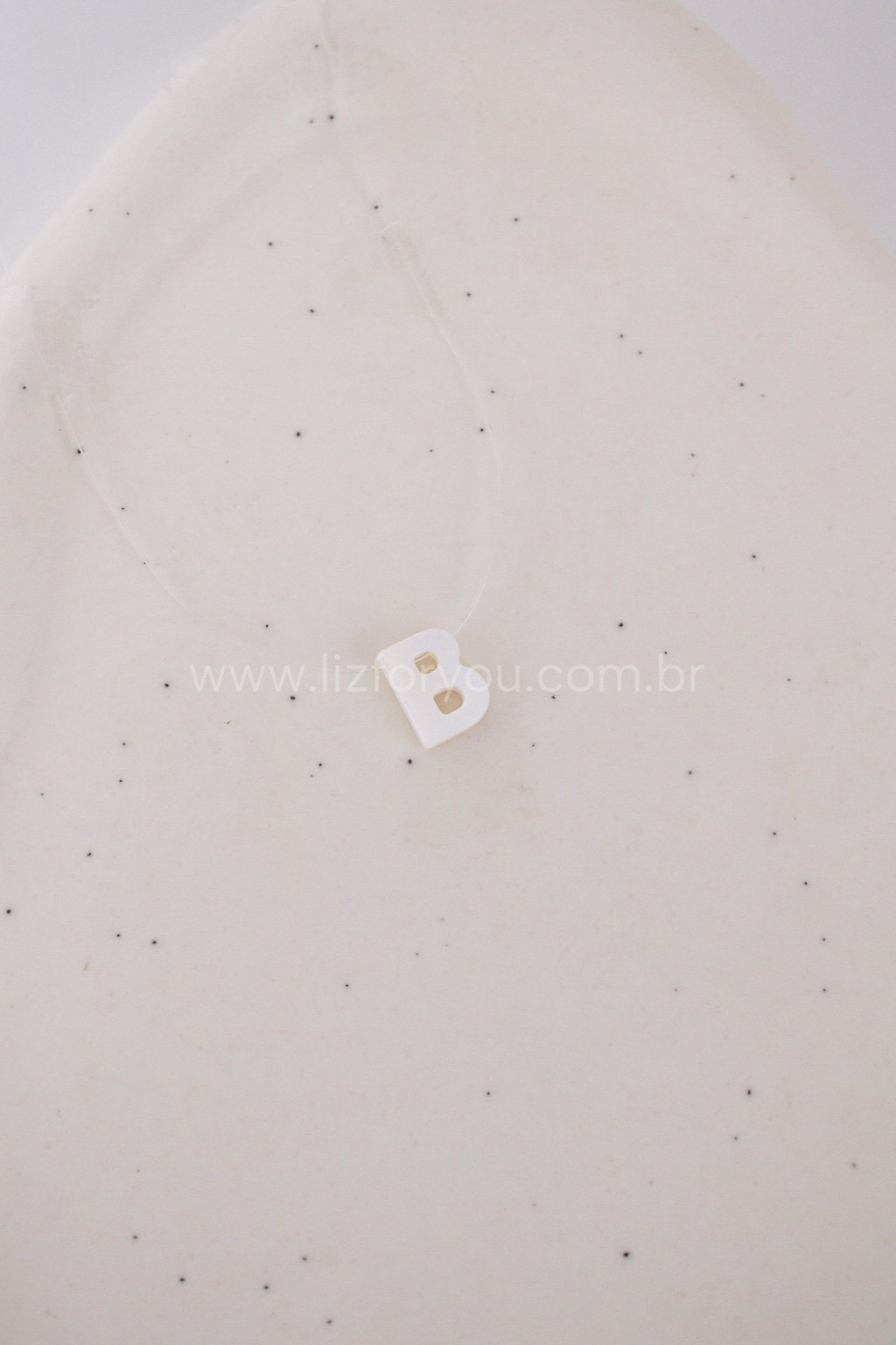 Choker Nylon Letra