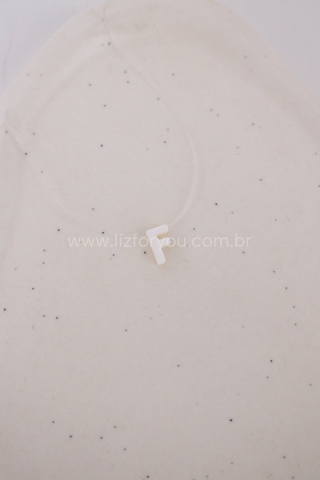 Choker Nylon Letra