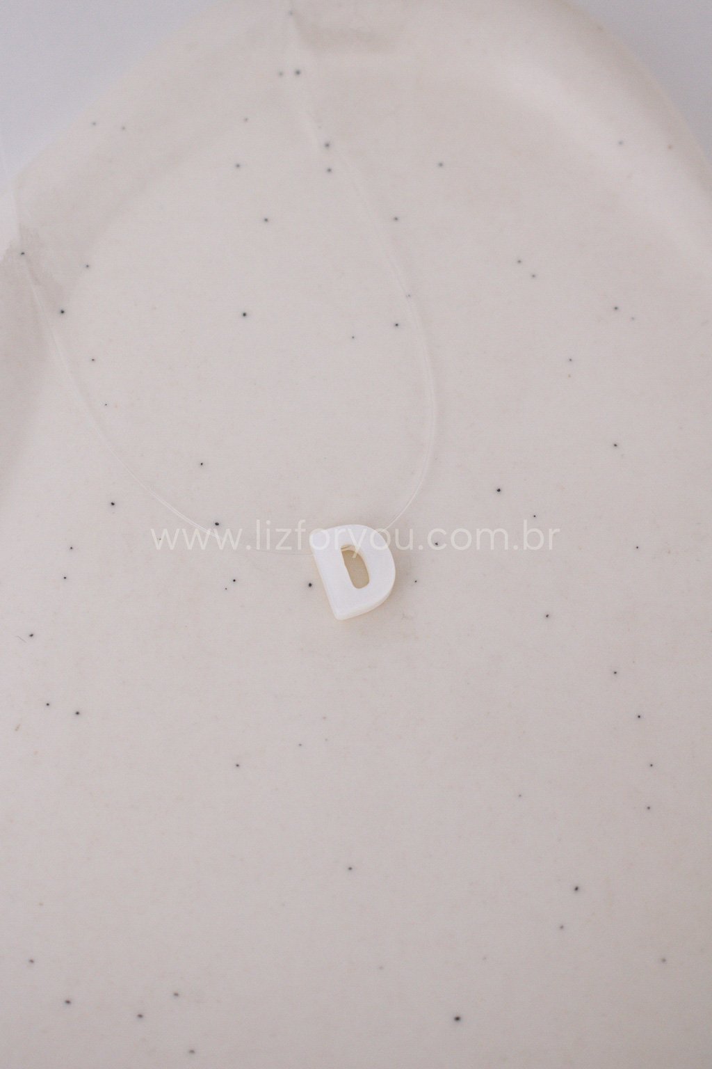 Choker Nylon Letra