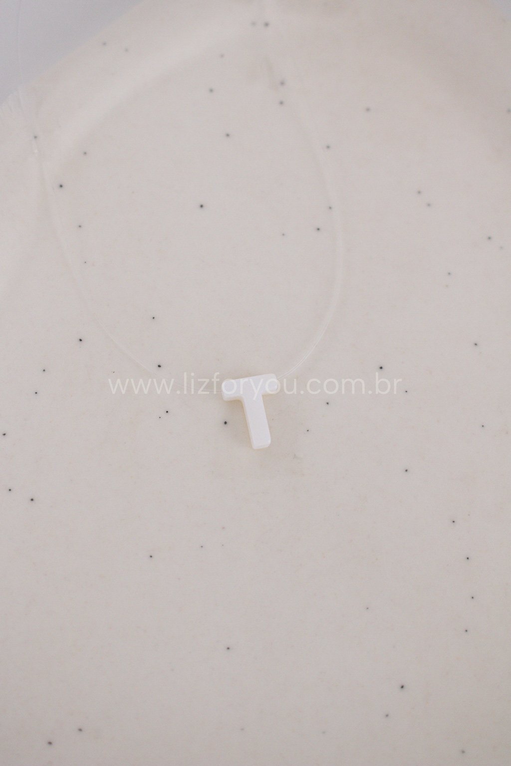 Choker Nylon Letra