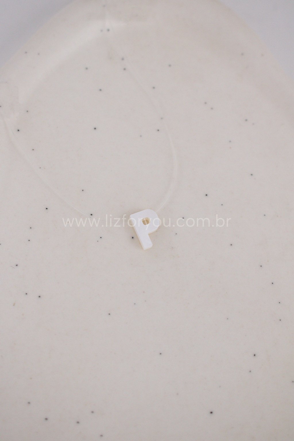 Choker Nylon Letra