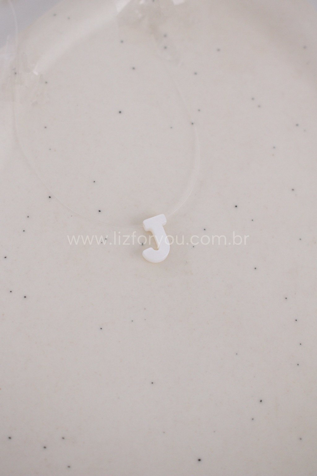 Choker Nylon Letra