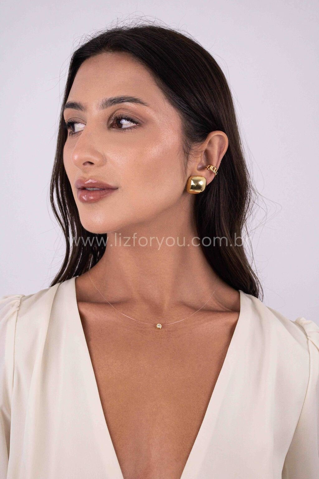 Choker Nylon Ponto de Luz