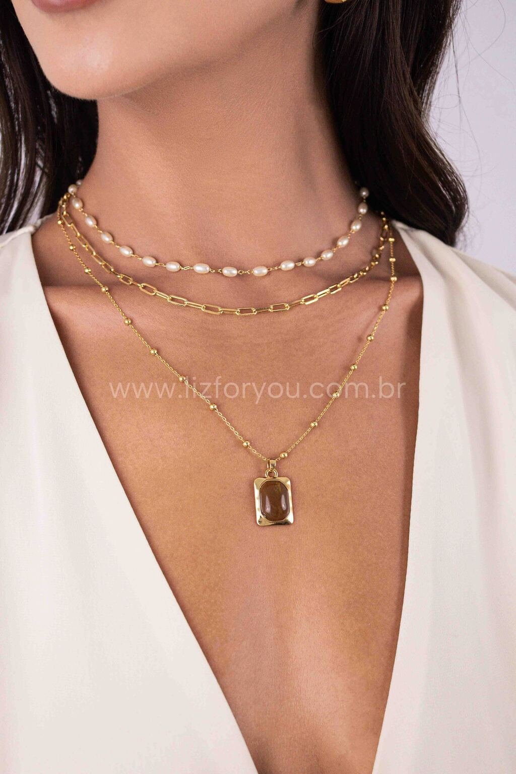 Choker Pérola Lyra
