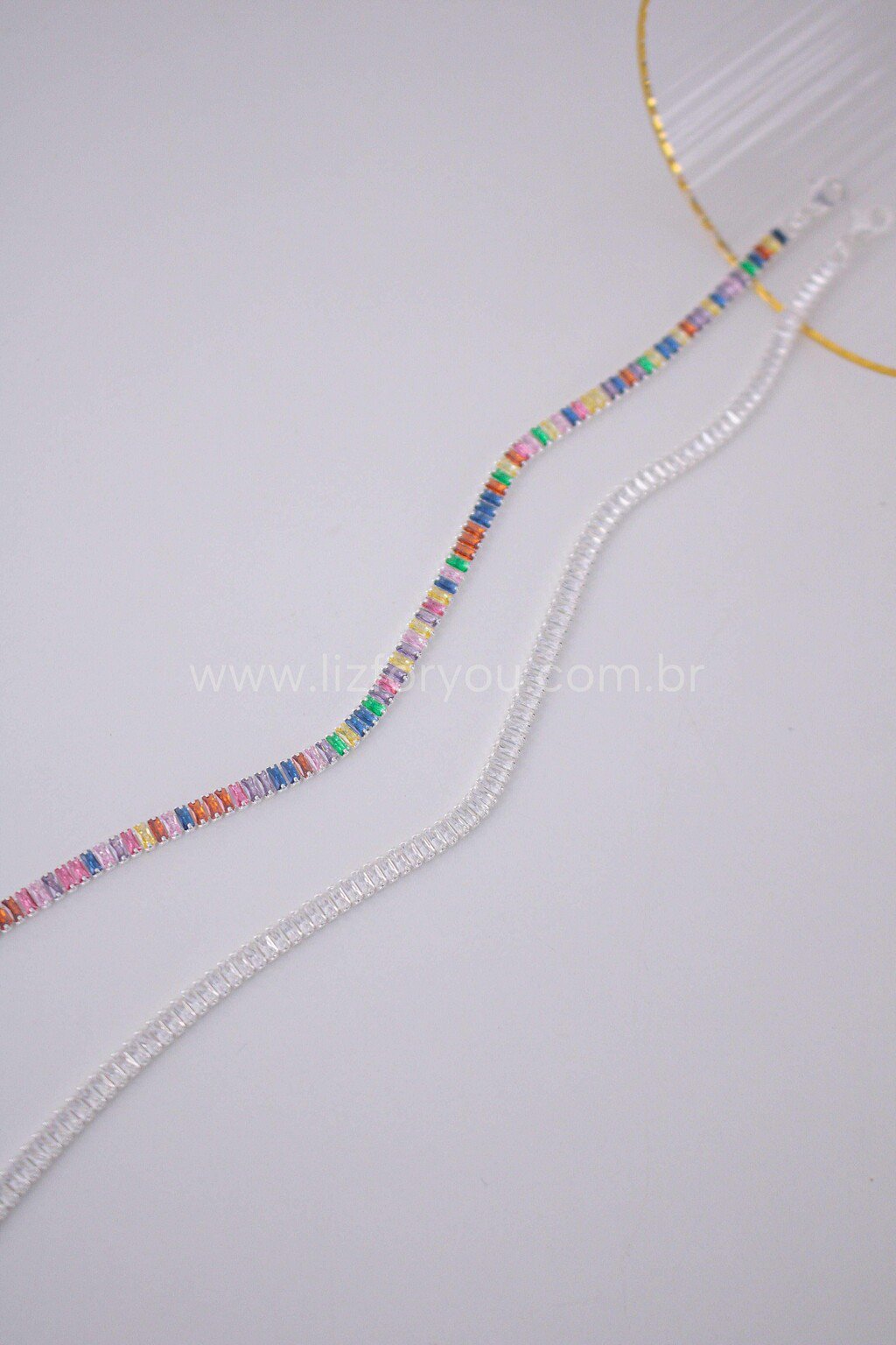 Choker Riviera Baguete
