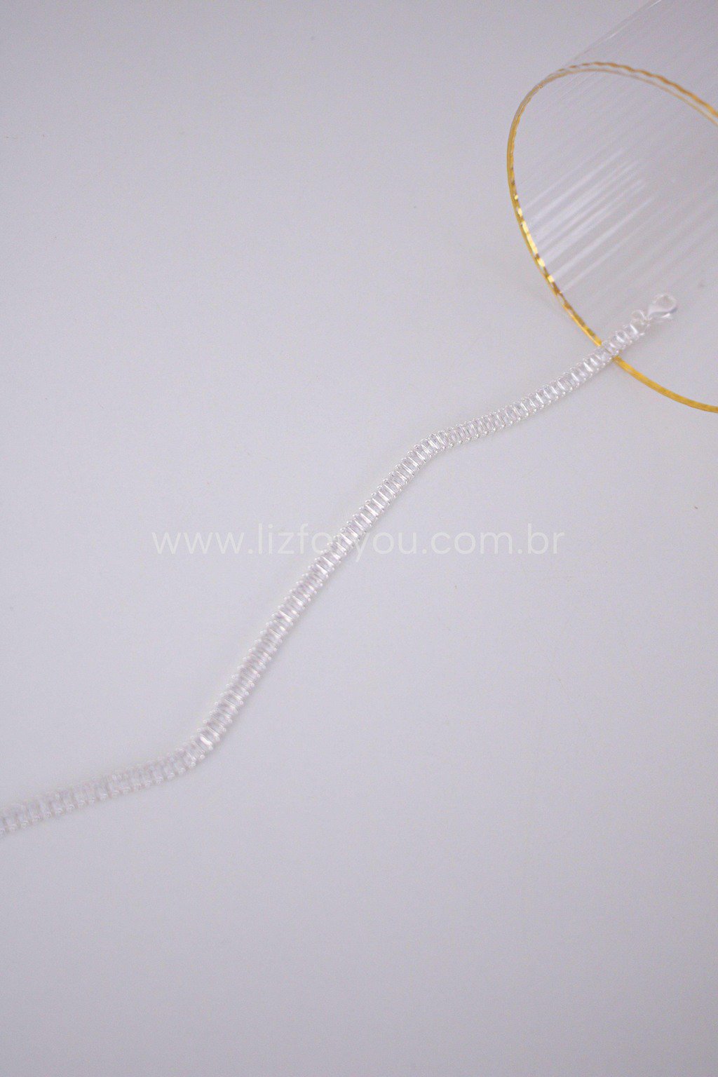Choker Riviera Baguete