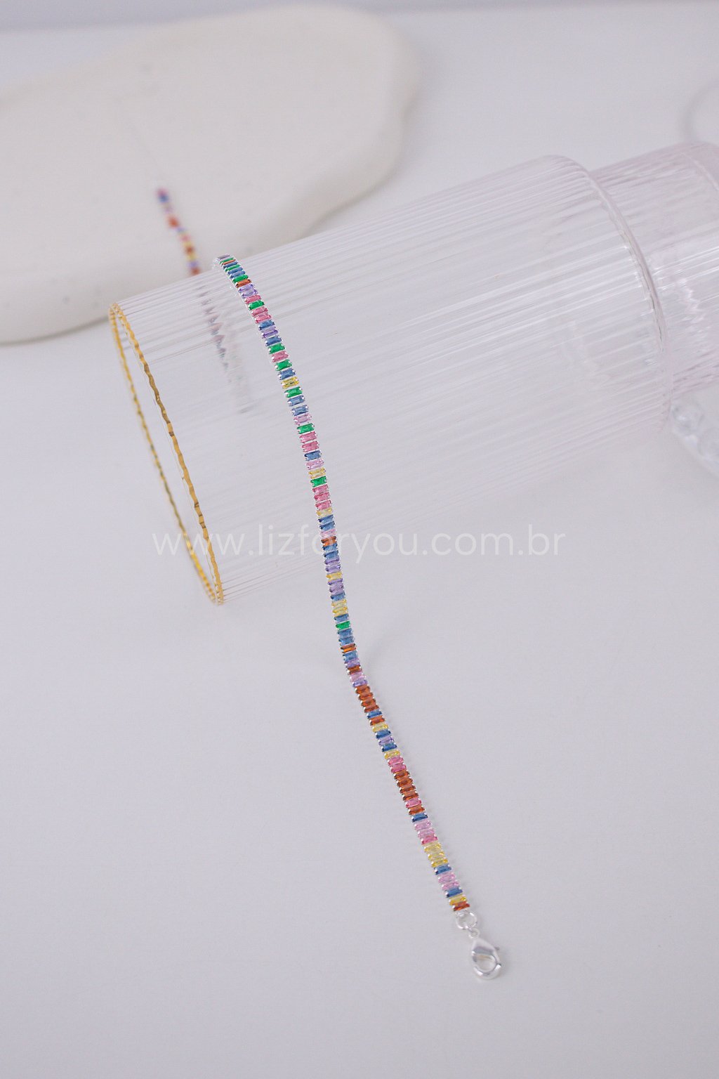 Choker Riviera Baguete Multicor 