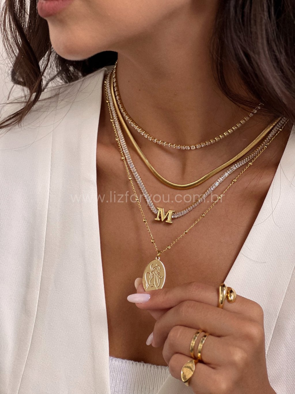 Choker Riviera Cristal 