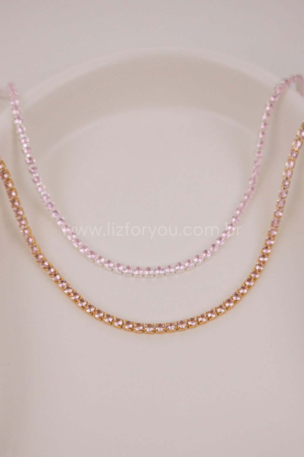 Choker Riviera Mia Rosa 2mm 