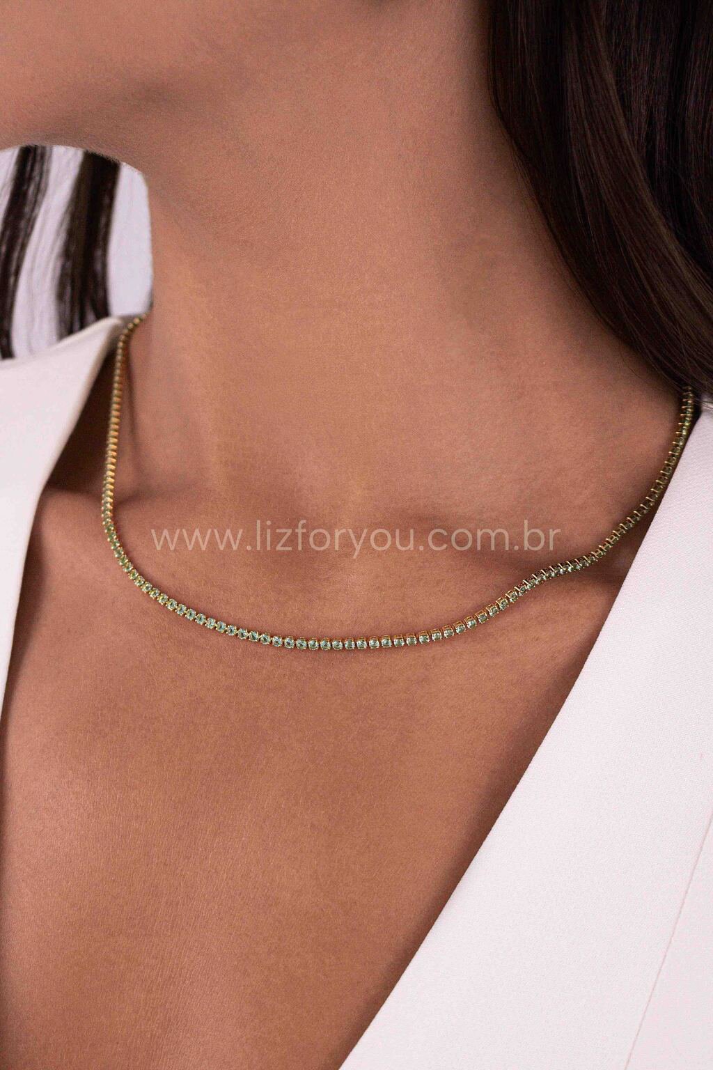 Choker Riviera Mia Verde