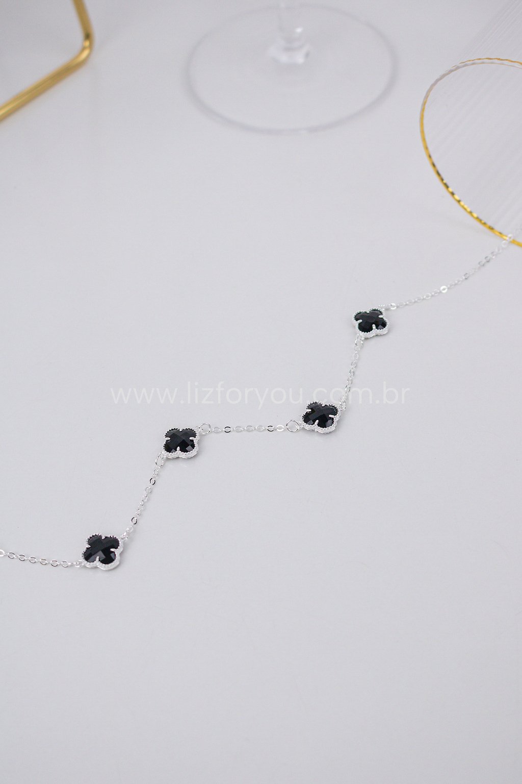 Choker Trevo Black 